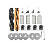 Compatible con Dreame L40S Pro Ultra /X50sProMaster / L50ProUltra, Accesorios, Filtro de Cepillo Lateral Principal, paño de mopa, Bolsa for Polvo(Yellow)