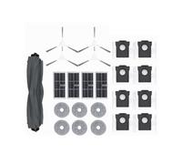 Compatible con Dreame Mova E30 Ultra Aspiradora Piezas de repuesto Rodillo principal Tricut Cepillo lateral Filtro HEPA Paño de fregona Bolsa for polvo Accesorios(Dark Grey)