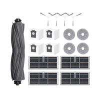 Compatible con Dreame Mova E30 Ultra/Trouver E30 Ultra Aspiradora Accesorios de Repuesto Cepillo Lateral Principal Filtro Mopa Bolsa for Polvo(Brown)