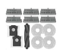 Compatible Con Dreame, X40 Master/X40 Ultra Complete/S30 Pro Ultra, Piezas De Aspiradora, Rodillo Principal, Cepillo Lateral, Filtro, Bolsa For Polvo(Pink)