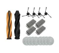 Compatible Con Dreame, X50Ultra / X50 Master L50 Pro Ultra MOVA V50 Cepillos Principales Filtro De Cepillo Lateral Reemplazo De Rollo De Paño De Mopa