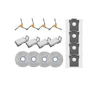 Compatible con Dreame X60 Ultra / X60Master /X60MaxUltra Piezas Completas Cepillo Lateral Almohadilla for fregona Accesorios de Filtro de Bolsa de Polvo(Set 6)