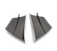 Compatible Con Ducati Para Monster 400 Para Monster 620 Para Monster 695 1 Par De Accesorios De Carenado Delantero Winglet Alerón De Ala Aerodinámico Alerones de Ala de Motocicleta(Black)