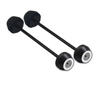 Compatible Con Ducati Para Monster 821 2014 2015 2016 2017 2018 2019 2020 2021, Deslizador De Horquilla De Rueda Delantera Y Trasera Tapa Protectora Contra Choques. Moto Deslizador De Cuadro(Silver,1