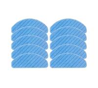 Compatible con Ecovacs, Compatible con Deebot, T8, T9, AIVI, T9, Serie T9, Almohadilla De Tela Lavable, Trapeador For Aspiradora Robot.(10PCS MOP)