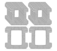 Compatible Con Ecovacs, Compatible Con Winbot, W1 Pro / W1 / W2 Omni / W2, Repuesto De Paño De Microfibra For Fregona, Robot Limpiador De Ventanas(12 PCS)