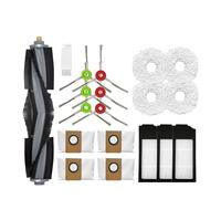 Compatible con Ecovacs Deebot T10 / X1 Omni Accesorios Bolsa for el polvo Filtro HEPA Robot Aspirador Paño de fregona Piezas de repuesto del cepillo principal(Orange)
