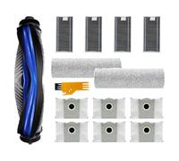 Compatible con Ecovacs Deebot T80 Omni, X8 Pro Accesorios for aspiradoras: Cepillo Principal, Rodillo de Limpieza fregona, Juego Bolsas filtros