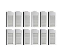 Compatible con Ecovacs Deebot X1 OMNI / T10 OMNI Robot Partes de repuesto, goma/cepillo lateral, cubierta, filtro Hepa, trapo de fregona, bolsa de polvo (gris oscuro)