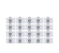 Compatible con Ecovacs Deebot X1/ T10 OMNI/TURBO Accesorios Piezas de aspiradora robot Mopa Bolsa for polvo Filtro HEPA Cepillo lateral principal Depósito de basura(Burgundy)