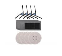 Compatible con Ecovacs Deebot X2 Omni / X2 Pro / X2 Accesorios for Robots aspiradores Rodillo Cepillo Lateral Principal Filtro Hepa Paño for fregona Piezas for Bolsas de Polvo(Gold)