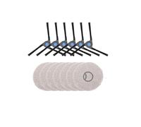 Compatible con Ecovacs Deebot X2 Omni / X2 Pro / X2 Accesorios for Robots aspiradores Rodillo Cepillo Lateral Principal Filtro Hepa Paño for fregona Piezas for Bolsas de Polvo(White)