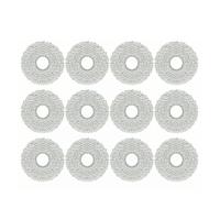 Compatible con ECOVACS T50 Pro Omni / T50 Omni Piezas De Aspiradora Rodillo Principal Paño De Mopa Cepillo Lateral Filtro HEPA Bolsa De Polvo(Mop A-12PCS)