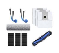 Compatible con ECOVACS, T80 Robot Aspirador, Kit De Accesorios Y Repuestos, Cepillo Lateral Principal, Filtro, Rodillo De Fregona, Bolsa For Polvo Opcional(SetG)
