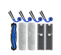 Compatible con Ecovacs X11 Pro Omni/Debot X11 OMNICYCLONE/X9 Pro OMNI/T80S Cepillo Principal Filtro Rodillo Fregona Piezas De Repuesto(Light Grey)