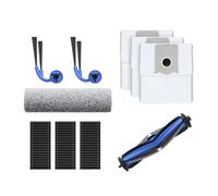 Compatible con ECOVACS, X9 Robot Aspirador, Kit De Accesorios Y Repuestos, Cepillo Lateral Principal, Filtro, Rodillo De Trapeador, Bolsa For Polvo Opcional(SetG)