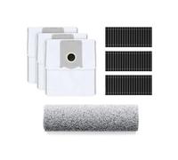 Compatible con ECOVACS, X9 Robot Aspirador, Kit De Accesorios Y Repuestos, Cepillo Lateral Principal, Filtro, Rodillo De Trapeador, Bolsa For Polvo Opcional(SetF)