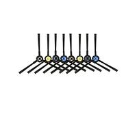 Compatible con el accesorio for aspiradora robot Silvercrest SSRA1, cepillo giratorio, cepillo lateral, filtro HEPA, prefiltro, pieza de repuesto(8 Side Brushes)