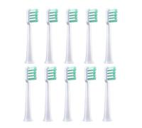 Compatible con el cabezal de cepillo DR. BEI Clean, adecuado for el cepillo de dientes C1 Oral Care, cabezales de acción de hilo dental, instalación.(10pcs clean)
