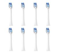 Compatible con el cepillo de dientes eléctrico Colgate Glint 1. Repuestos de cabezales y boquillas for adultos (4/8/16 unidades).(8pcs Standard Clean)