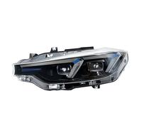 Compatible con el conjunto de faros delanteros BMW Serie 3 F30 F35 320 325, luz LED de circulación diurna con doble gancho modificada, señal de giro con agua