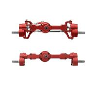 Compatible con el Eje de Portal Trasero Delantero de Metal Completo de Aluminio CNC MN para 1 12 Escala MN99S MN98 D91 D99 D99S MN90 RC ACTUALIZACIÓN DE Car Fija UNIVERSA(Red)
