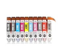 Compatible con el Juego de Cartuchos de Tinta Premium Canon PFI-300 de 10 Colores for la Impresora imagePROGRAF PRO-300(PFI-300-10Color 1set)