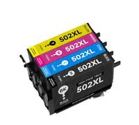 Compatible con el Juego de Cartuchos de Tinta T502XL T502 502XL con Chip para impresoras XP 5100 XP 5105 WF 2860 WF 2865(1 Set)