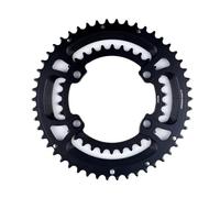 Compatible con el juego de platos de carretera ZRACE 110BCD Accesorios | 50-34T Ajuste asimétrico de 4 pernos Shimano 105 Ultegra