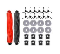 Compatible con el Kit de Accesorios de Repuesto for aspiradora Robot Dreame BOT X40 Ultra, Cepillo Principal de Goma, Cepillo Lateral, Filtro y Trapo(30PCS)