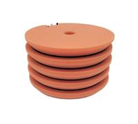 Compatible con el kit de esponjas de pulido Kangti de 5 pulgadas, juego de almohadillas de encerado for pulidora de autos, for pulir vidrios de autos y embarcaciones.(Orange 5pcs)