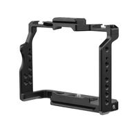 Compatible con el Kit de Jaula de cámara Andoer for Sony A7 III A7C A7IV, Jaula de vídeo de aleación de Aluminio con Soportes de Zapata fría(Black-Type 10)