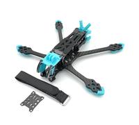 Compatible con el Kit de Marco Mark5 DC/X O4 Pro 5 Pulgadas FPV Fibra Carbono Quadcopter RC Freestyle Racing Drone(DC Frame Kit BLU)