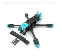 Compatible con el Kit de Marco Mark5 DC/X O4 Pro 5 Pulgadas FPV Fibra Carbono Quadcopter RC Freestyle Racing Drone(X Frame Kit BLU)