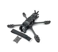 Compatible con el Kit de Marco Mark5 DC/X O4 Pro 5 Pulgadas FPV Fibra Carbono Quadcopter RC Freestyle Racing Drone(X Frame Kit Black)