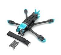 Compatible con el kit de marco PhiSital Mark5 DC/X O4 Pro 5 pulgadas FPV fibra carbono Quadcopter RC Freestyle Racing Drone, piezas bricolaje(DC frame kit blu)
