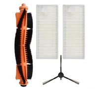 Compatible con el kit de piezas de robot aspirador Homerun serie 2000 y 3000 que incluye cepillos laterales de cepillo principal para filtros Plus para unidades Xu2000 Xu2100 Xu3100 (A)