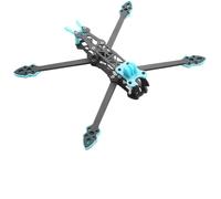 Compatible con el marco del dron DJI Mark 4, kit de carrocería de fibra de carbono de 7 pulgadas y 295 mm for cuadricóptero de carreras FPV(Blue printing kit)