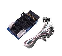 Compatible con el módulo convertidor de adaptador de depuración V 8 V 9 para garantizar una transmisión de señal estable con 7 cables de cinta