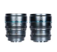 Compatible con el Objetivo Sony E 16mm T1.2 S35 Cine for cámaras Super 35mm X RF MFT M4/3(16mm 75mm Metal Gray,E-Mount(FE))