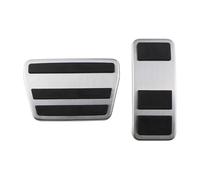 Compatible con el pedal del acelerador de acero inoxidable Ford EcoSport 2017 y modelos anteriores 2013-2016(AT 2PCS)