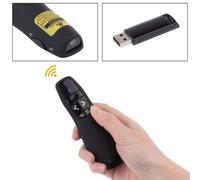 Compatible con el presentador inalámbrico Logitech R700, puntero láser rojo de 2,4 GHz, control remoto USB PPT para presentación
