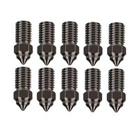 Compatible con ENDER 7 Spider, Ender 3 V3 SE, 5 S1. Boquillas for impresoras 3D de 0.2, ., .4, ., .6, .8 y 1. mm (10 unidades)(10 Hardened Steel,0.2mm)