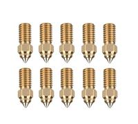 Compatible con ENDER 7 Spider, Ender 3 V3 SE, 5 S1. Boquillas for impresoras 3D de 0.2, ., .4, ., .6, .8 y 1. mm (10 unidades)(10 Brass,0.8mm)