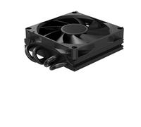 Compatible con Enfriador de CPU ITX PWM de 37 mm. | Enfriador de ventilador hidráulico de 4 tubos de calor compatible con enchufes múltiples AMD AM5 AM4 FM Intel LGA(37MM-BK)