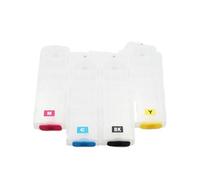 Compatible con Epson, 4 Unidades/Juego de Cartuchos de Tinta vacíos for WF-C5790 WF-C5710 WF-C5290 WF-C5210, T944 T945 T946, 320 ml BK CMY, con o sin Chip ARC(Cartridge with Chip)