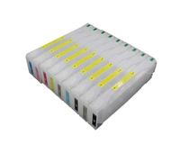 Compatible con Epson, 9pcs 700ml Cartucho Tinta Recargable | Pro9890, 7890, 9908, T636, T6361, chip reiniciable, cartucho vacío