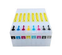 Compatible con Epson, Cartucho de Recarga de Tinta con Chip reiniciable for Impresora Stylus Pro 4800 4880 4000 9600 7600 T565 T607 T544(7600)