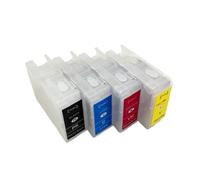 Compatible con Epson, Cartucho de Tinta Recargable vacío de 4 Colores con Chip Compatible for Impresora CW-C6000Ae CW-C6000Pe CW-C6500Ae CW-C6500Pe