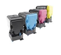 Compatible con Epson, Cartucho de tóner de Color 4 Uds for Aculaser C300 C300dn, C13S050747 C13S050748 C13S050749 C13S050750